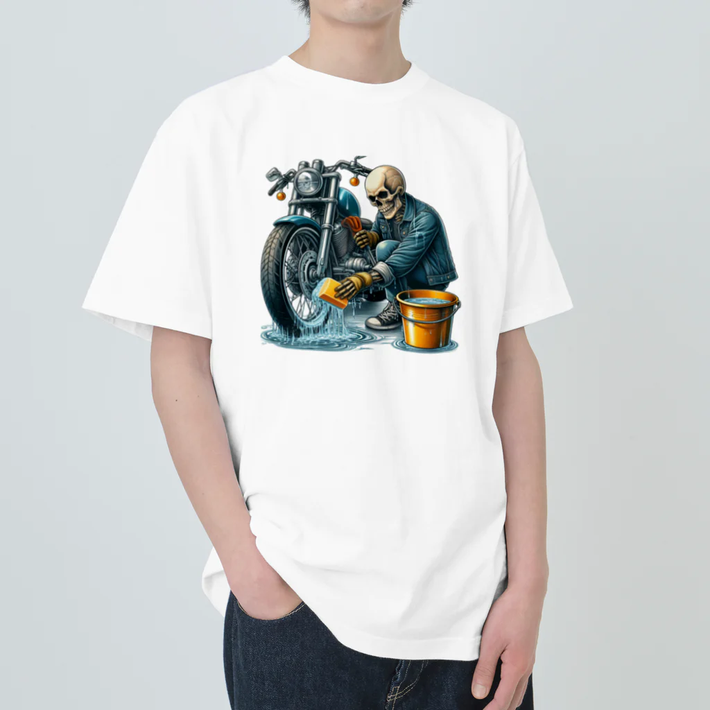 shime_savaの骨の髄まで愛車を磨く！ Heavyweight T-Shirt