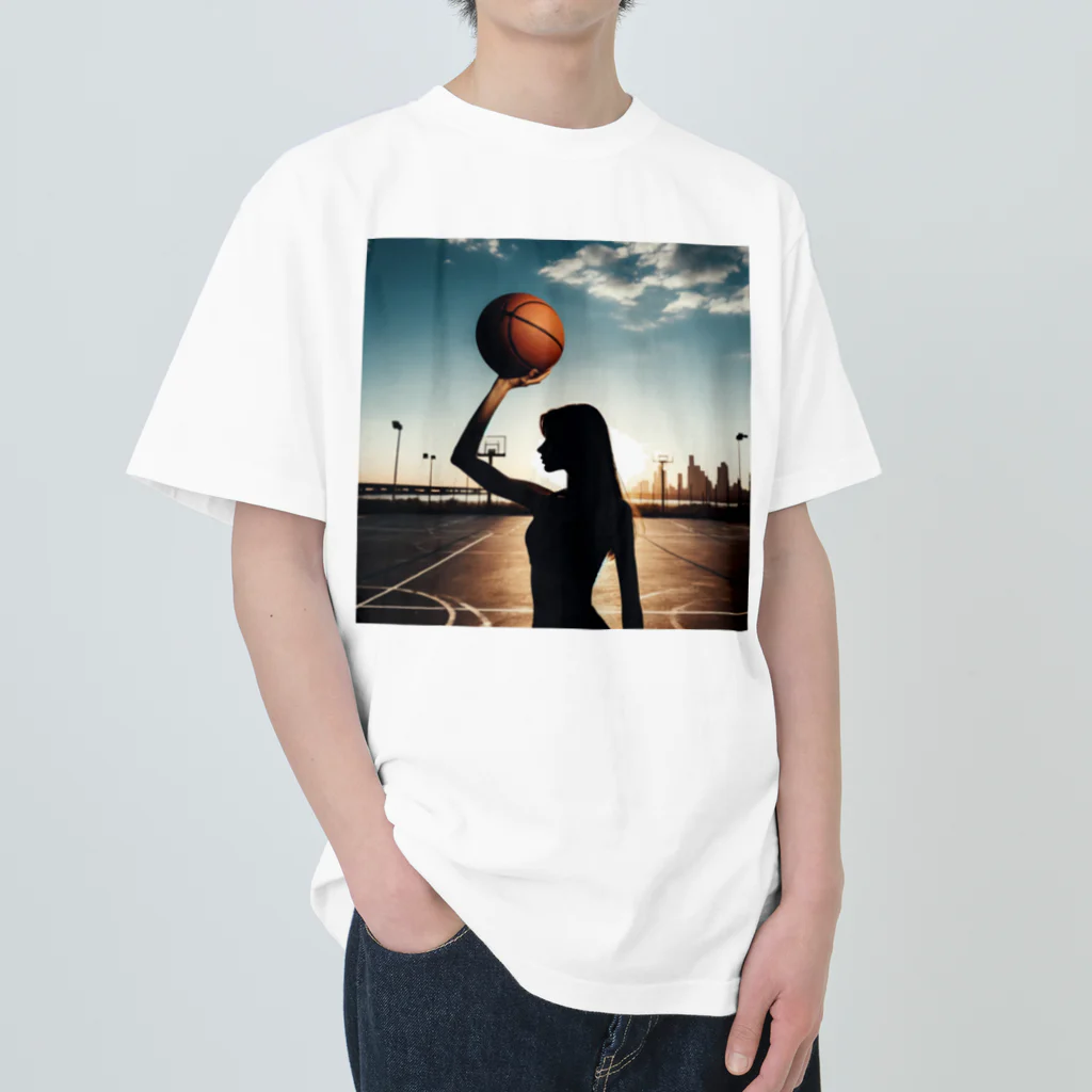 hikaLinootoのbasketgirl ヘビーウェイトTシャツ