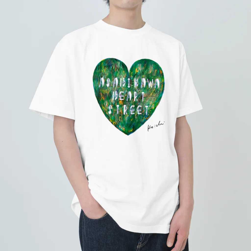 nissyheartのASAHIKAWA HEART STREET Heavyweight T-Shirt