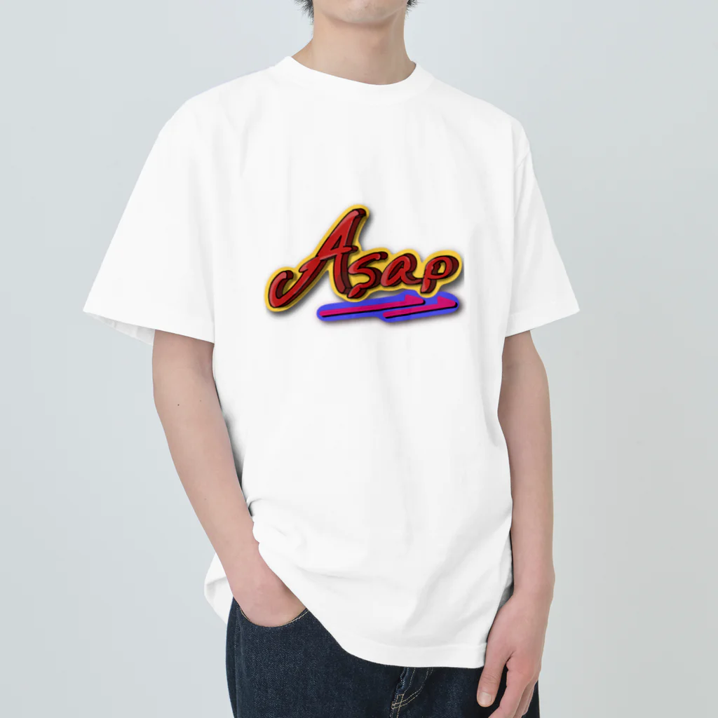 AIグッズ作成のなるはや！ASAP！ ヘビーウェイトTシャツ