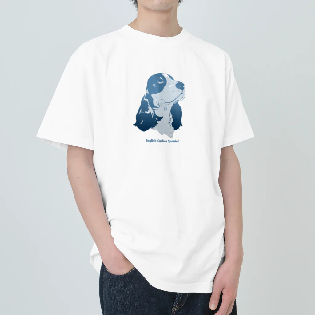 アトリエロディのイングリッシュコッカー Heavyweight T-Shirt