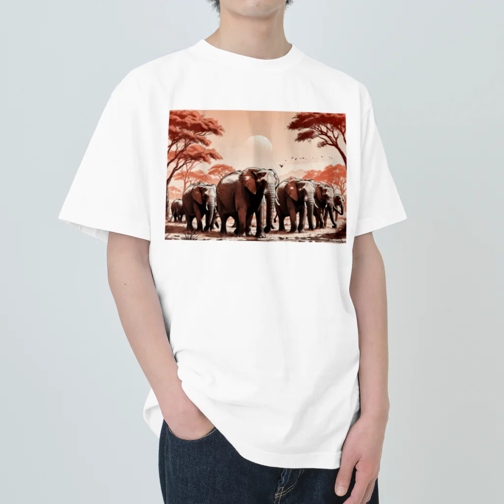 Happy_Sunny_Daysの悠久の歩み Heavyweight T-Shirt