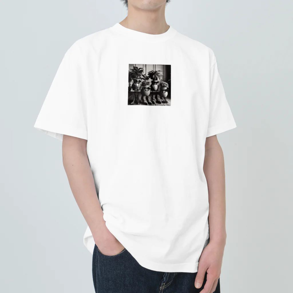 cute in cool shopの真似しておしゃれになった植物 Heavyweight T-Shirt