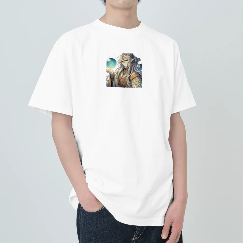 aaammmamのエルフ　イケオジ　魔法使い Heavyweight T-Shirt