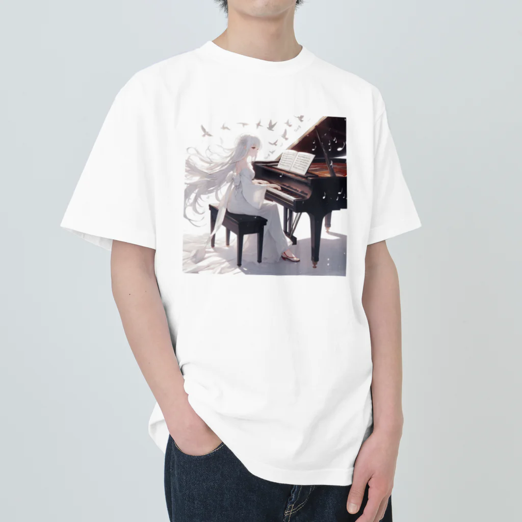 cocoa8877の夏のピアノ Heavyweight T-Shirt