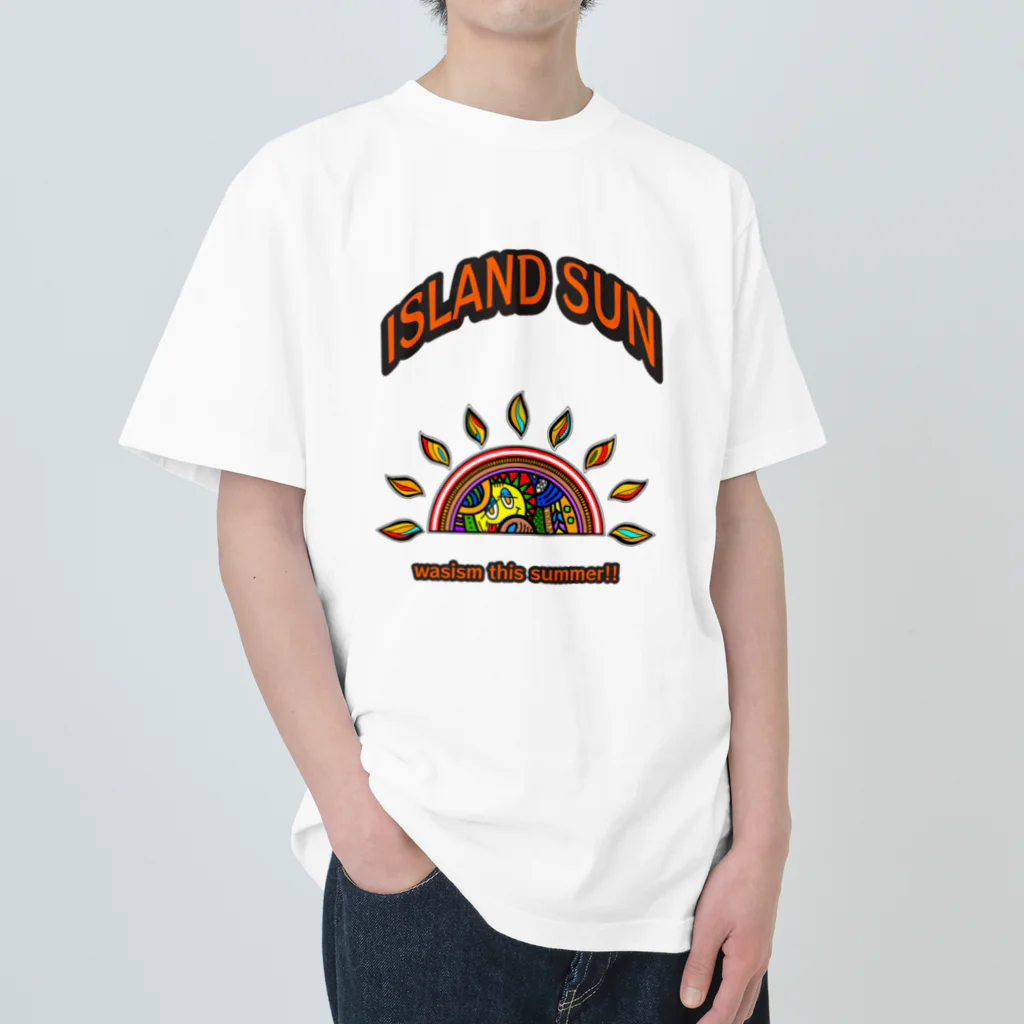 WASISMのISLAND SUN ヘビーウェイトTシャツ