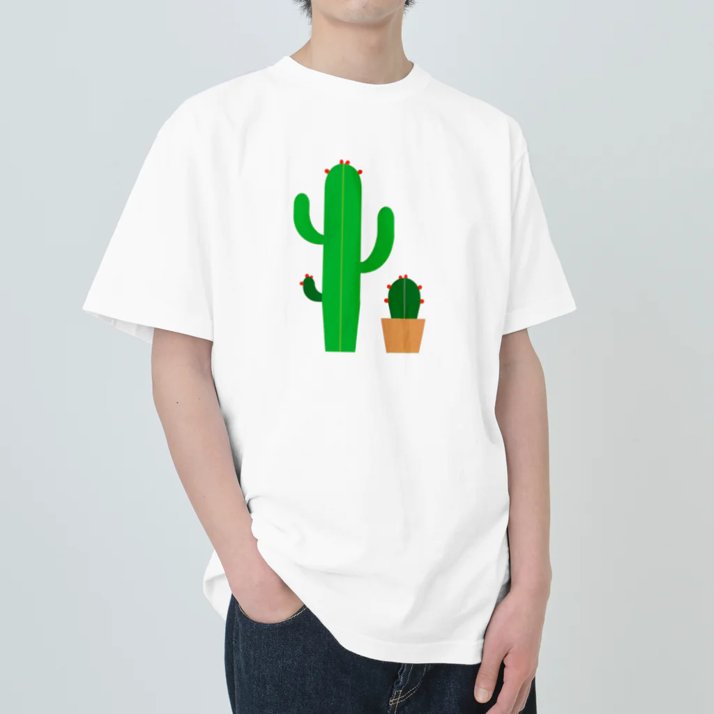 yellowgreenのサボテン　さぼてん Heavyweight T-Shirt