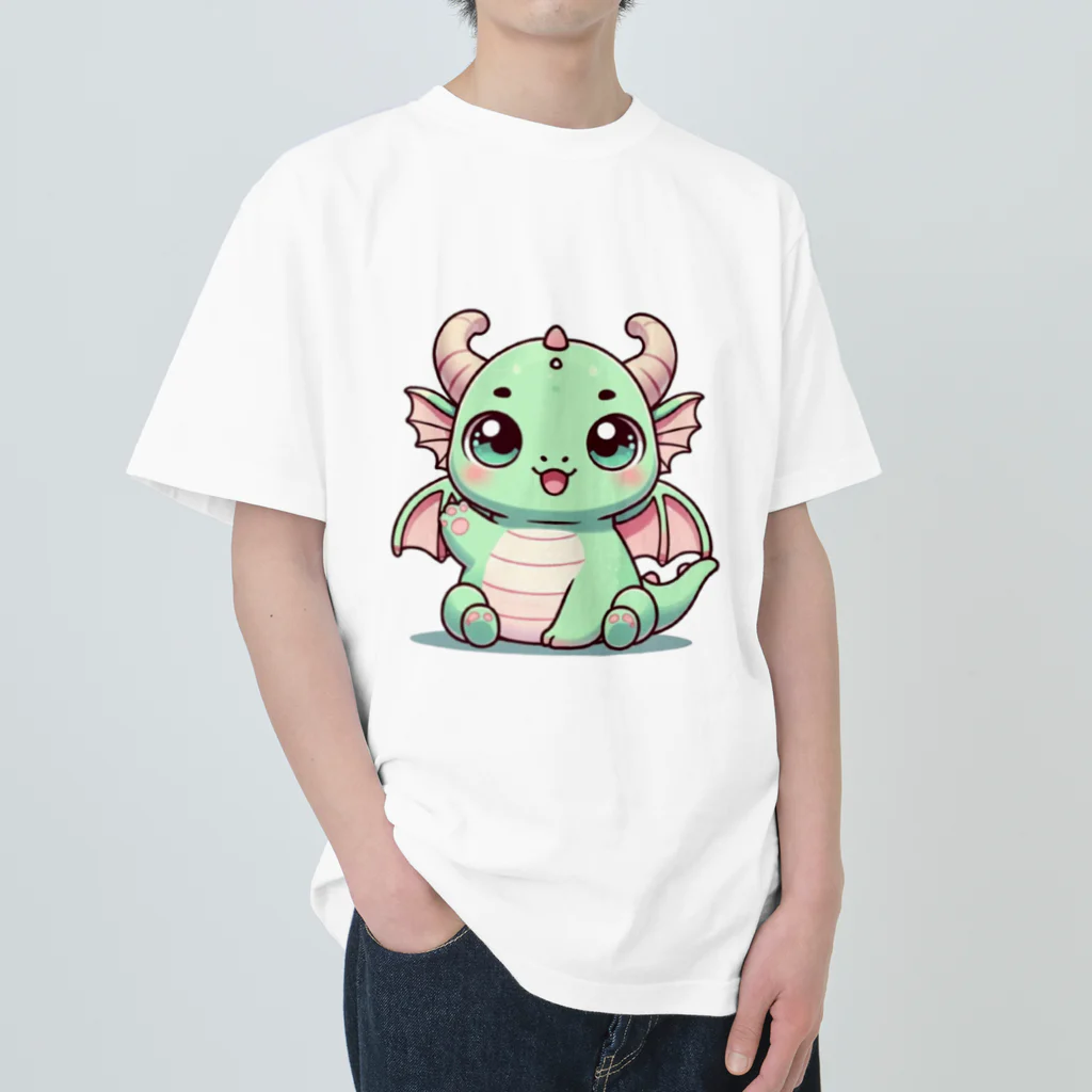 mamu2024のどらちゃん Heavyweight T-Shirt