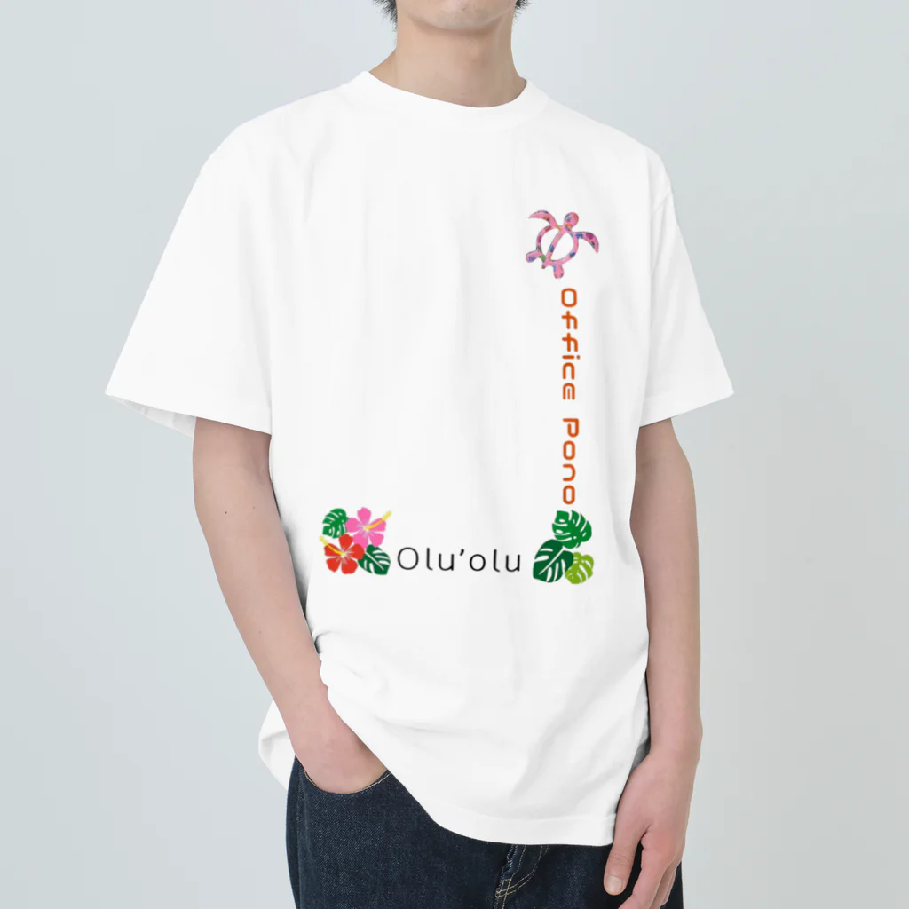 Office PonoのOlu’olu＝心地良い ヘビーウェイトTシャツ