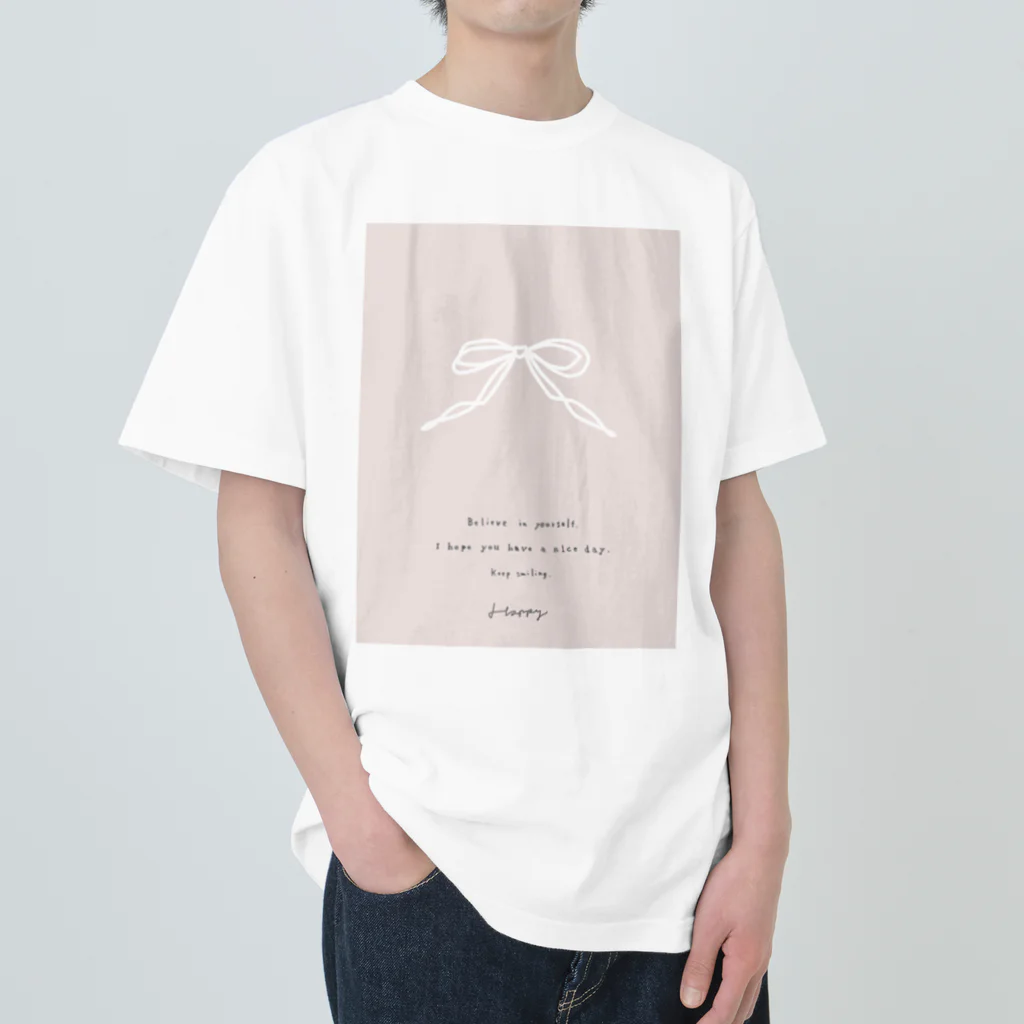 rilybiiの🩰 Balletcore ribbon . Heavyweight T-Shirt