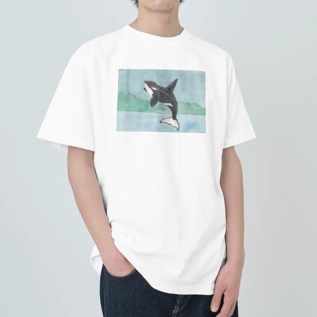 つぎのシャチ Heavyweight T-Shirt