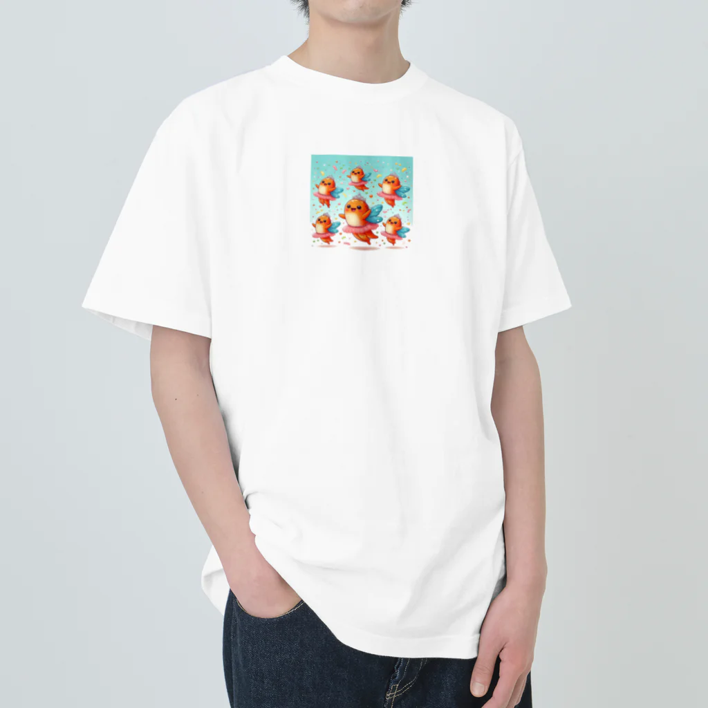 お魚専門店「FishDeluxe」の空飛ぶイクラちゃん Heavyweight T-Shirt