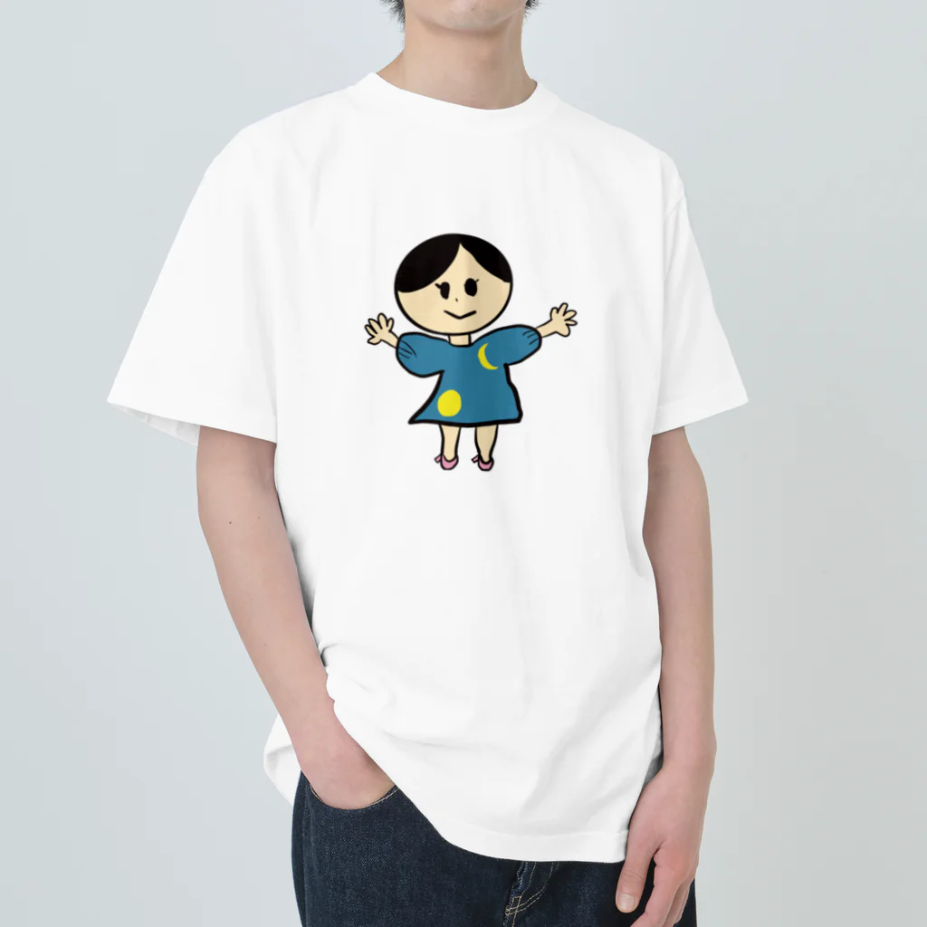 お絵かきリメイク『ＨＡＲＵ』のみかづき Heavyweight T-Shirt