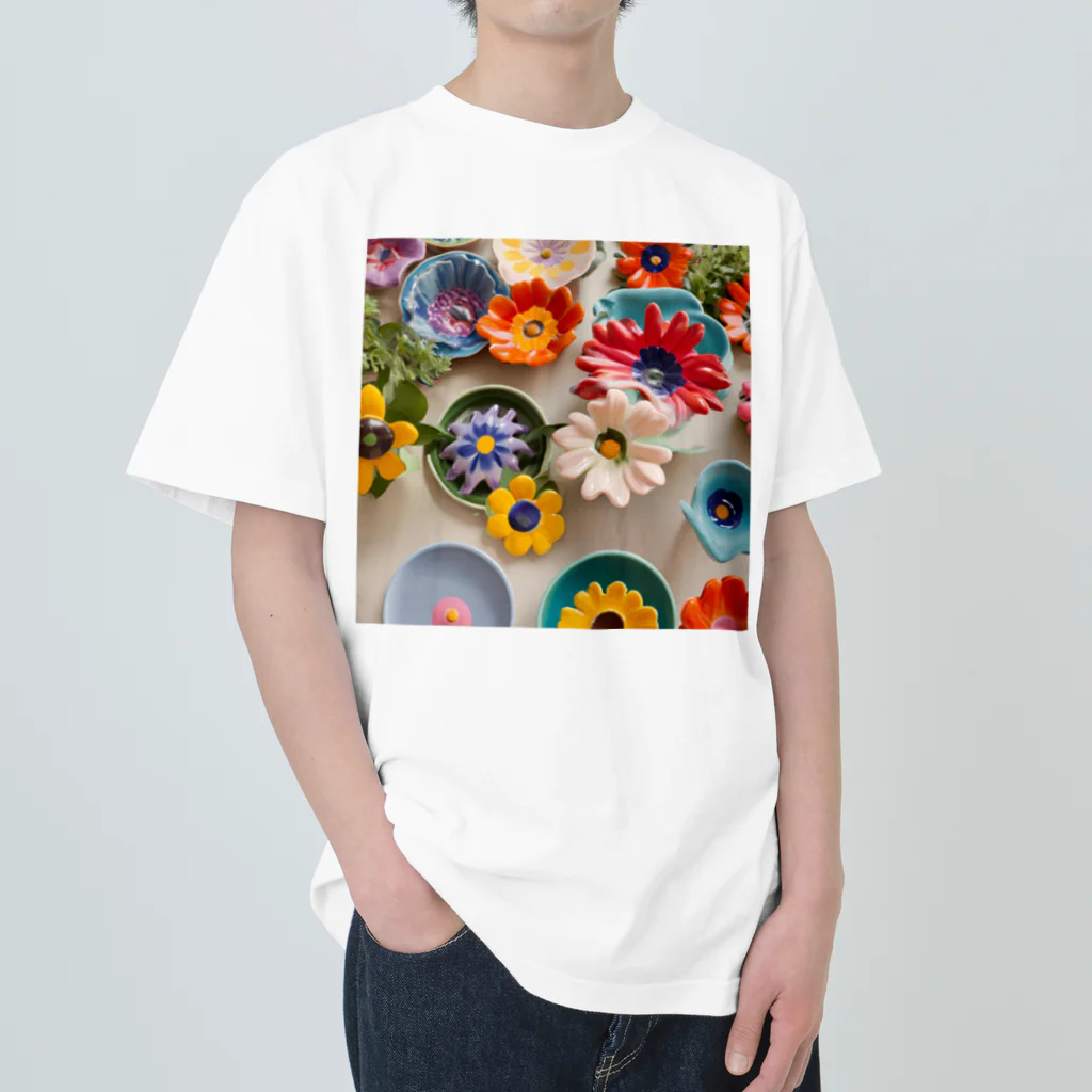 HOSHI-TANEKO🌠の🍽かわいいアクセサリーたち🌺 Heavyweight T-Shirt