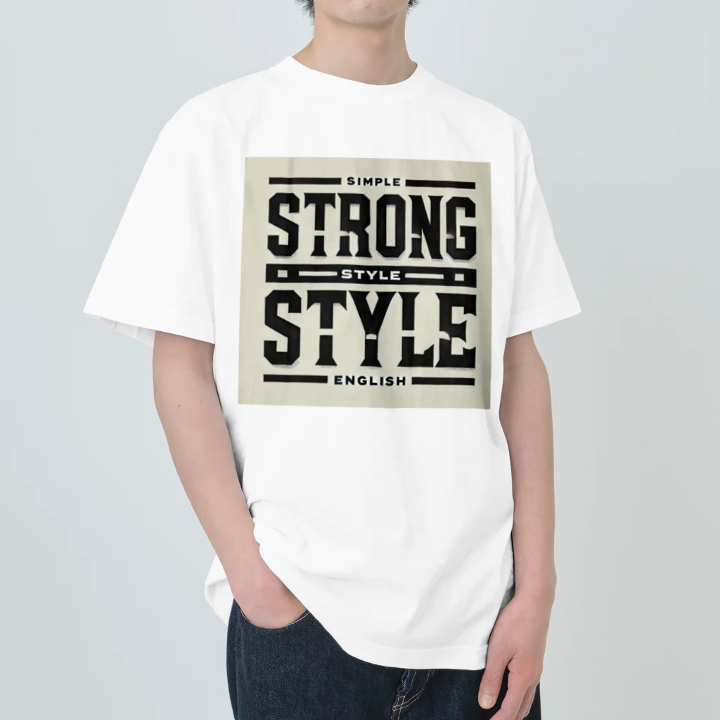 ryo-cyanのストロング　スタイル Heavyweight T-Shirt