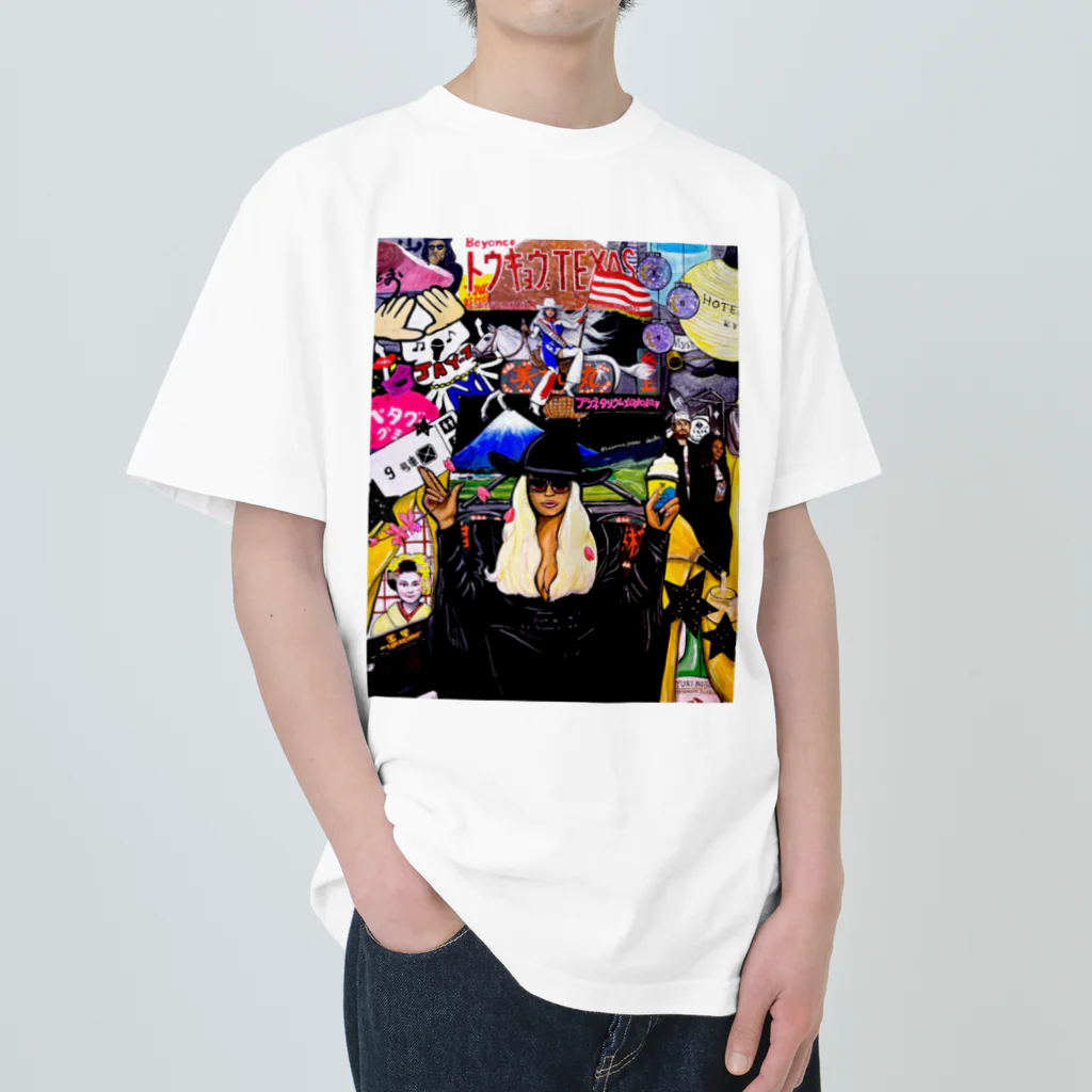 ArikaのQueen in TOKYO, テキサス Heavyweight T-Shirt