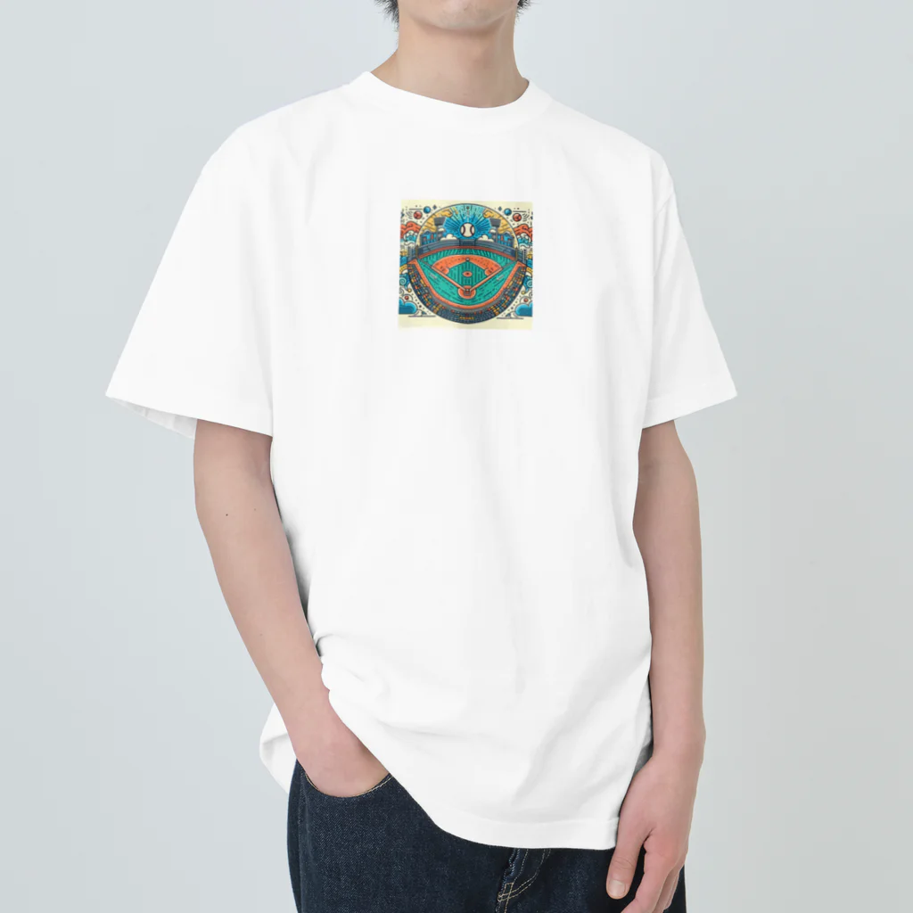 SHO_KANの野球 Heavyweight T-Shirt