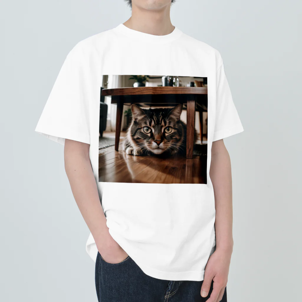 zigerparkの隠れる猫 Heavyweight T-Shirt