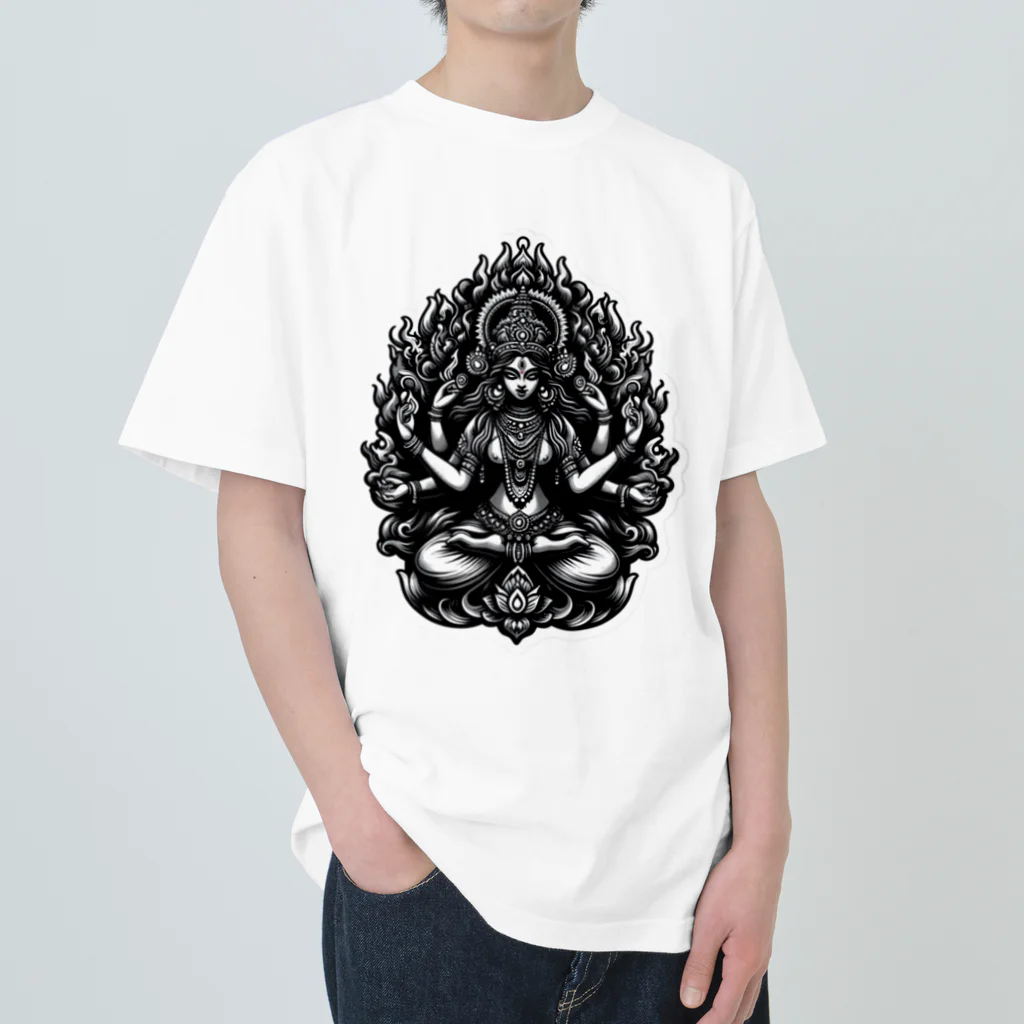 psychedelic mountainのkali Heavyweight T-Shirt