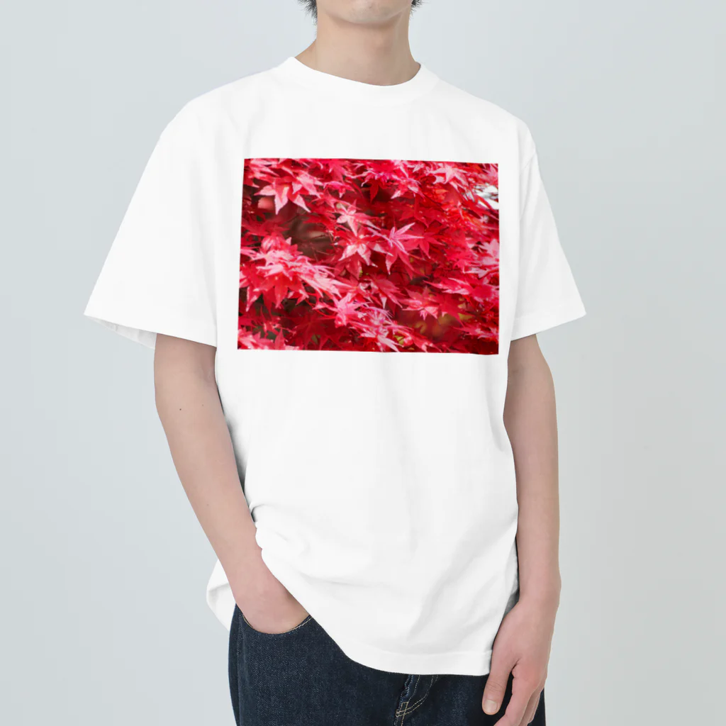 morinoyouseiの鮮やかなもみじ Heavyweight T-Shirt