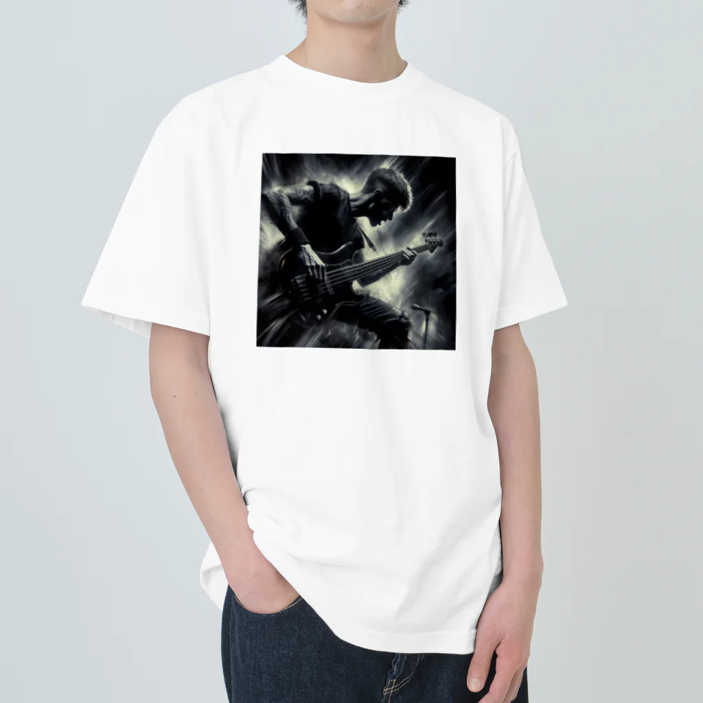 山月海のbassist Heavyweight T-Shirt