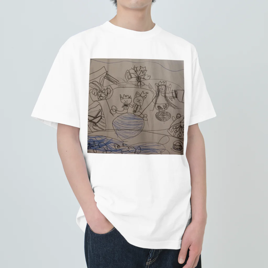 ton kimiの猫人魚 Heavyweight T-Shirt