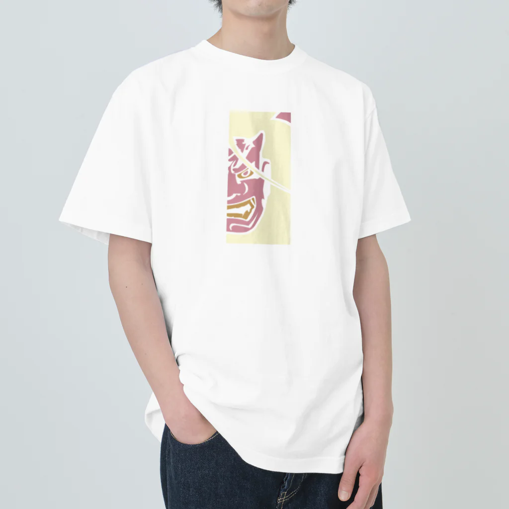 inae-doの佐渡ヶ島の鬼太鼓（白鬼） Heavyweight T-Shirt