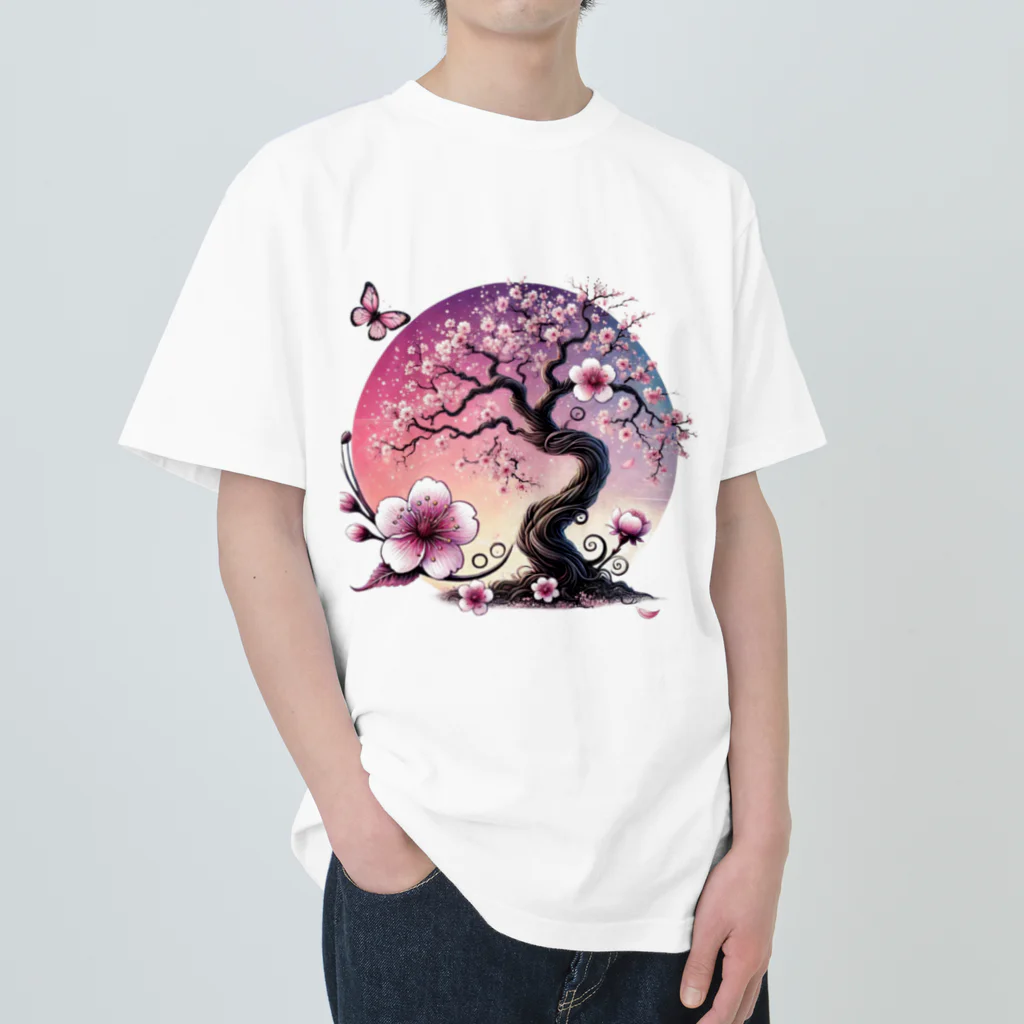 Sumyの夢幻の桜 ヘビーウェイトTシャツ