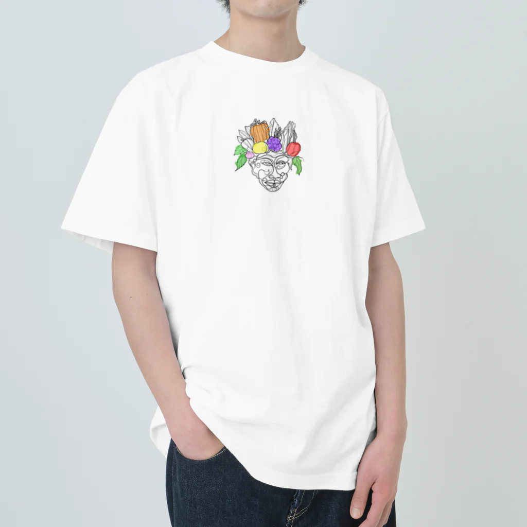 A-KdesignのArcimboldo風 ヘビーウェイトTシャツ
