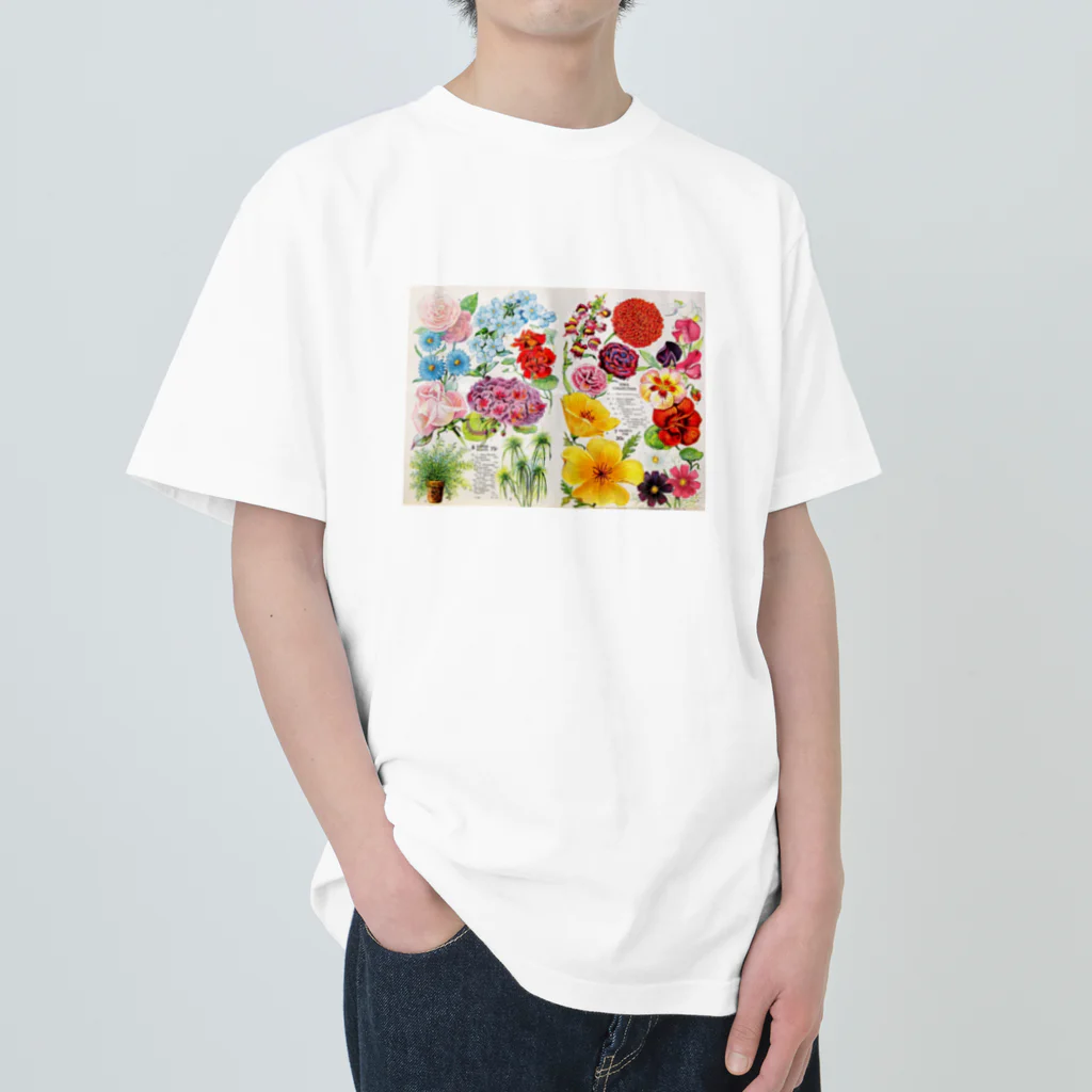 RoseraieのFlowers ヘビーウェイトTシャツ