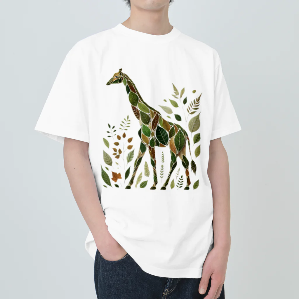 ロボぞう工務店のキリンの空中庭園 Heavyweight T-Shirt