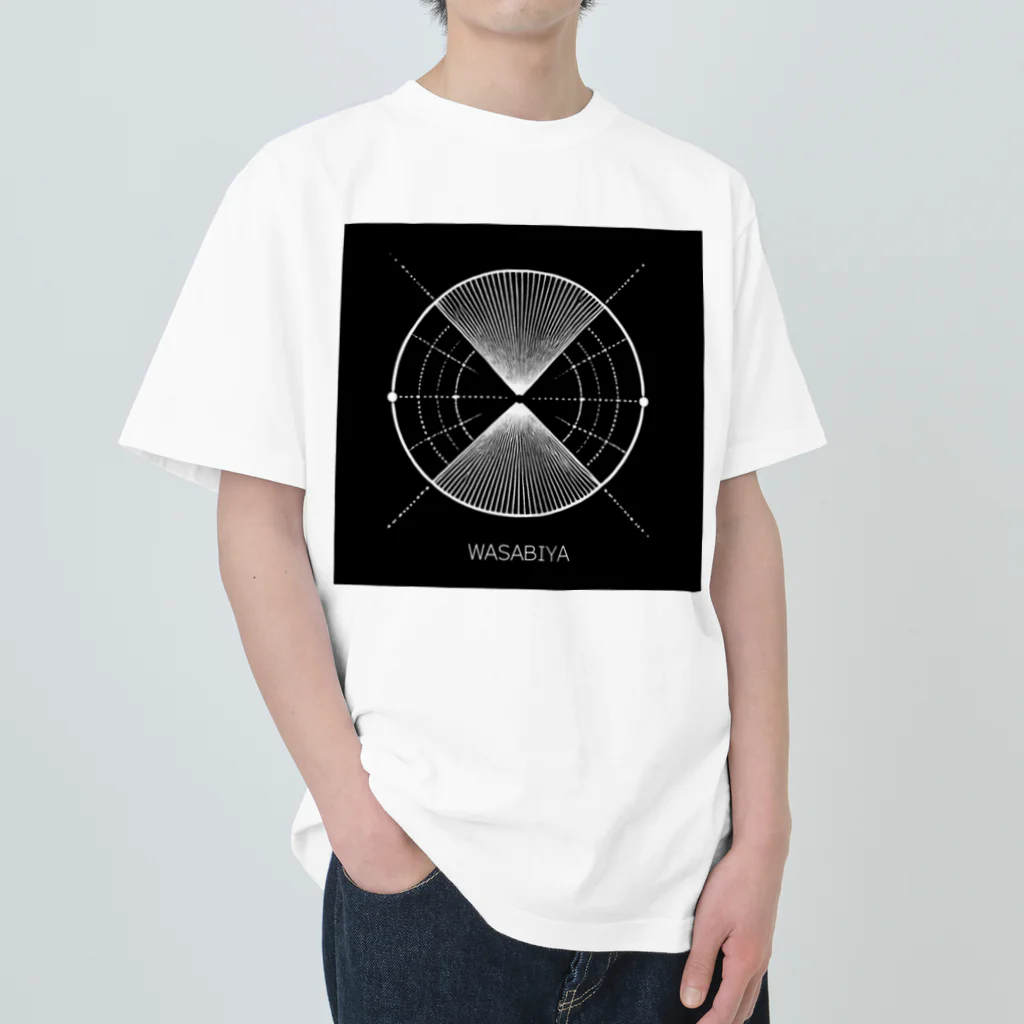 わさび屋の「Ｅ＝ｍｃ²」×WASABIYA Heavyweight T-Shirt