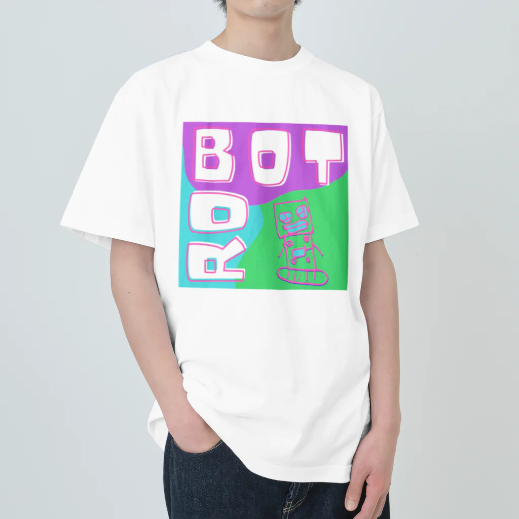 design labのBOT BOY - Pink Pop Edition Heavyweight T-Shirt