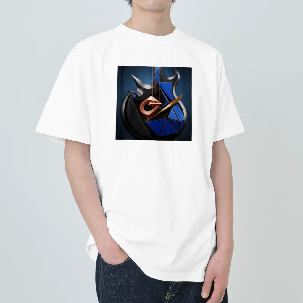 EijiPonの幾何学の楽器 Heavyweight T-Shirt