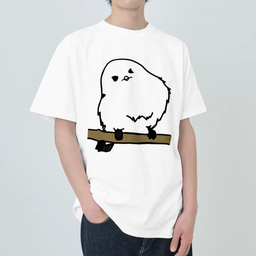 ぺちぺち工房 Pechi Pechi Atelierのしまえなが Heavyweight T-Shirt