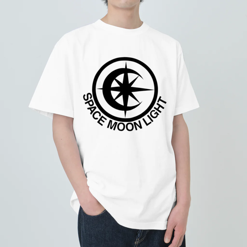 すぺーすMOON-LIGHTのハッピーロゴグッズ Heavyweight T-Shirt