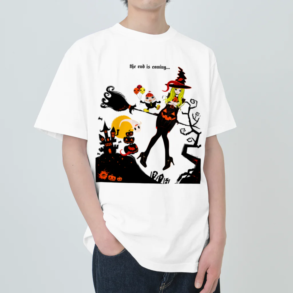 loveclonesのALICE THE END ハロウィンのアリスドール Heavyweight T-Shirt