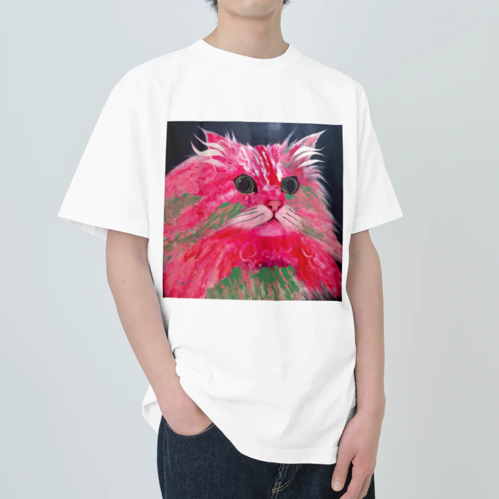 Ange Fleur （アンジュフルール）のRhodonite Cat（ロードナイト キャット） Heavyweight T-Shirt