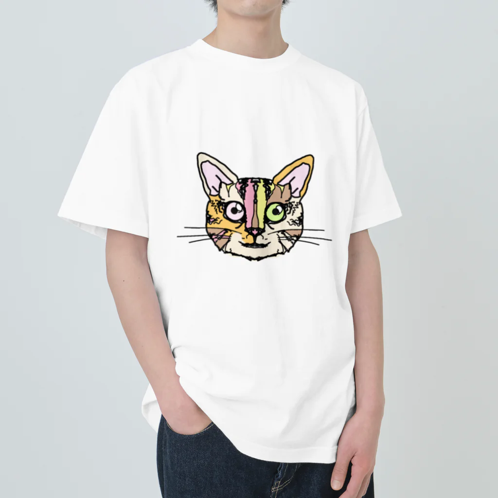 Full of vitality　(フル　オブ　バイタリティ)のcat★ネコ Heavyweight T-Shirt