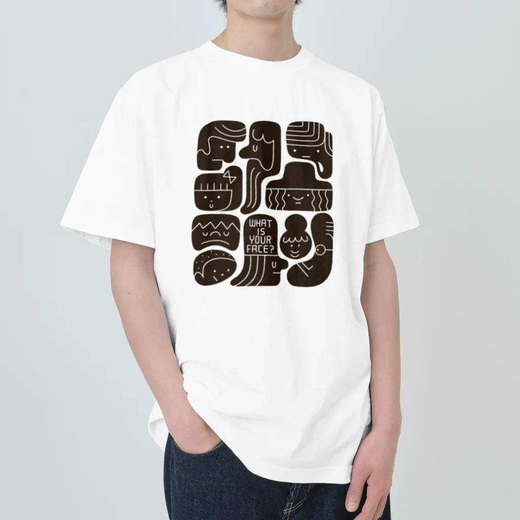 boo-banaのWHAT IS YOUR FACE? Heavyweight T-Shirt