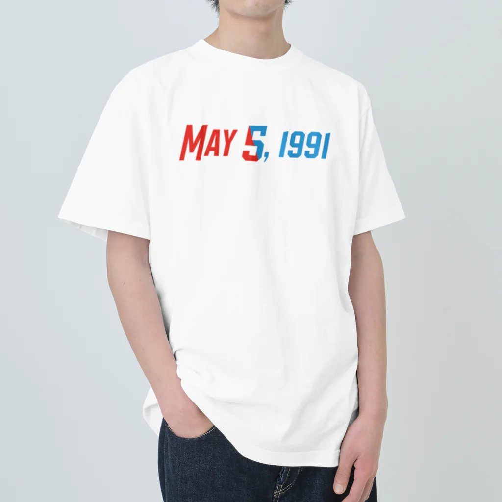 SANKAKU DESIGN STOREの1991年5月5日は彼らの記念日。 Heavyweight T-Shirt