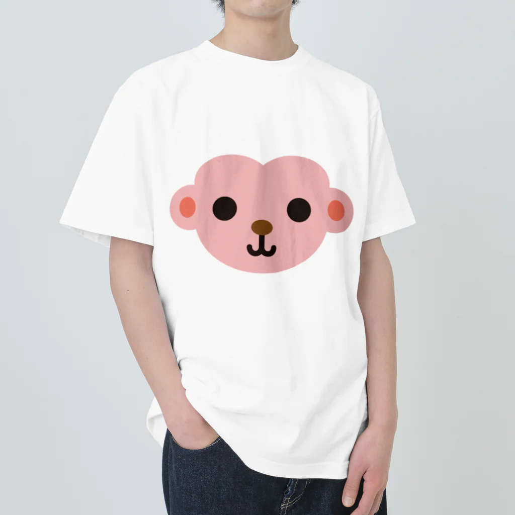 フォーヴァの干支アップ-申-animal up-アニマルアップ- Heavyweight T-Shirt