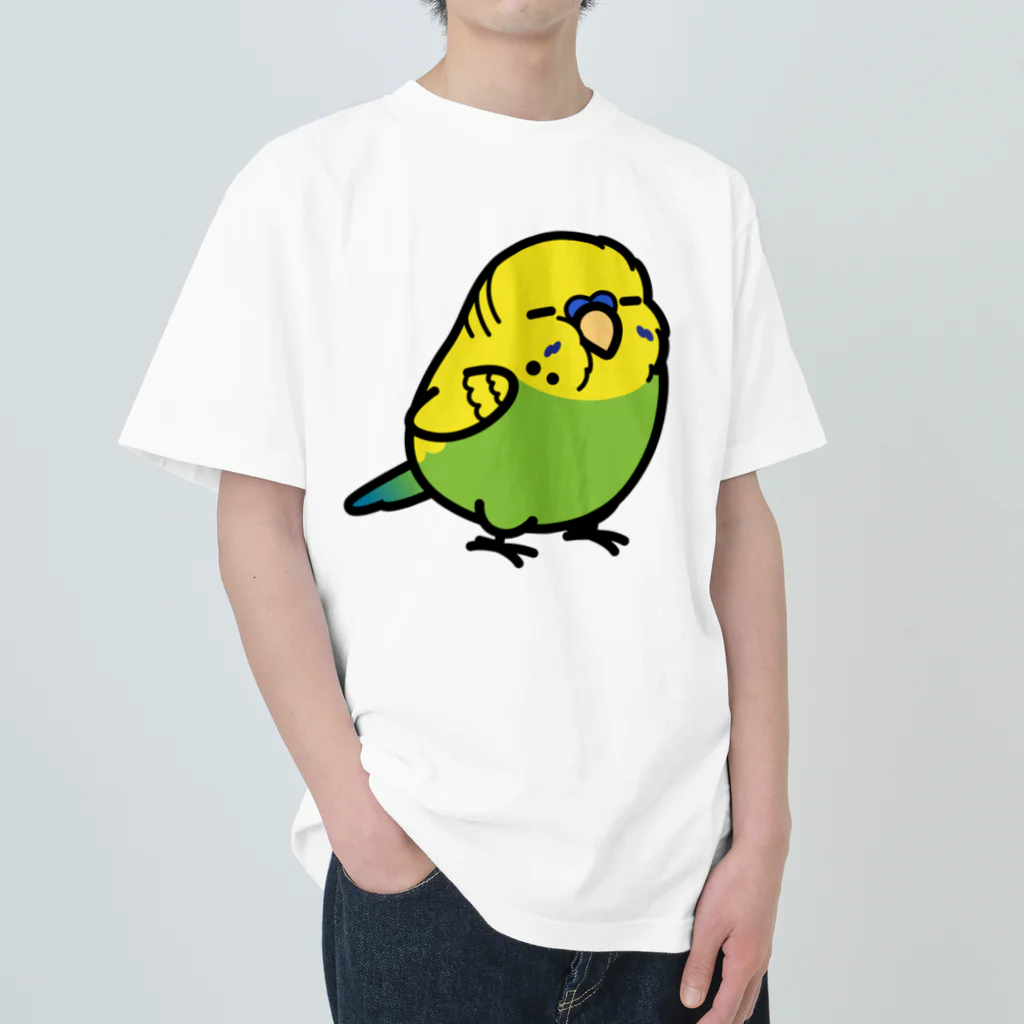 Cody the LovebirdのChubby Bird 大型セキセイインコ ヘビーウェイトTシャツ