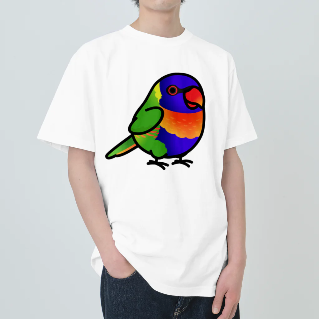 Cody the LovebirdのChubby Bird　ゴシキセイガイインコ Heavyweight T-Shirt