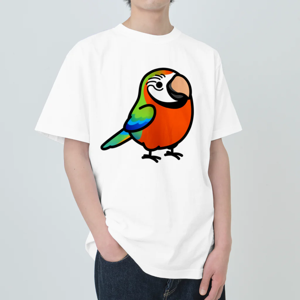 Cody the LovebirdのChubby Bird ハルクインコンゴウインコ Heavyweight T-Shirt