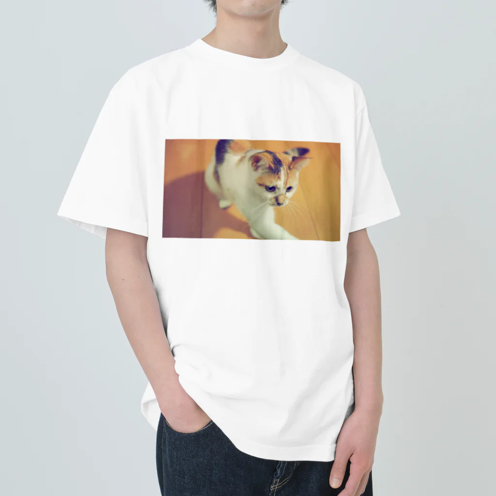 アムロンの三毛猫みぃトート Heavyweight T-Shirt