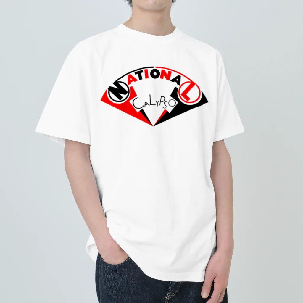 カリプソ地獄のNATIONALレーベル2 ヘビーウェイトTシャツ