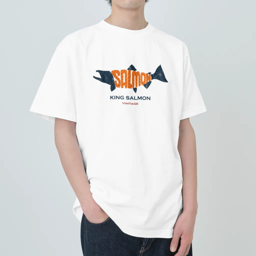 kg_shopのKING SALMON -Vintage- ヘビーウェイトTシャツ