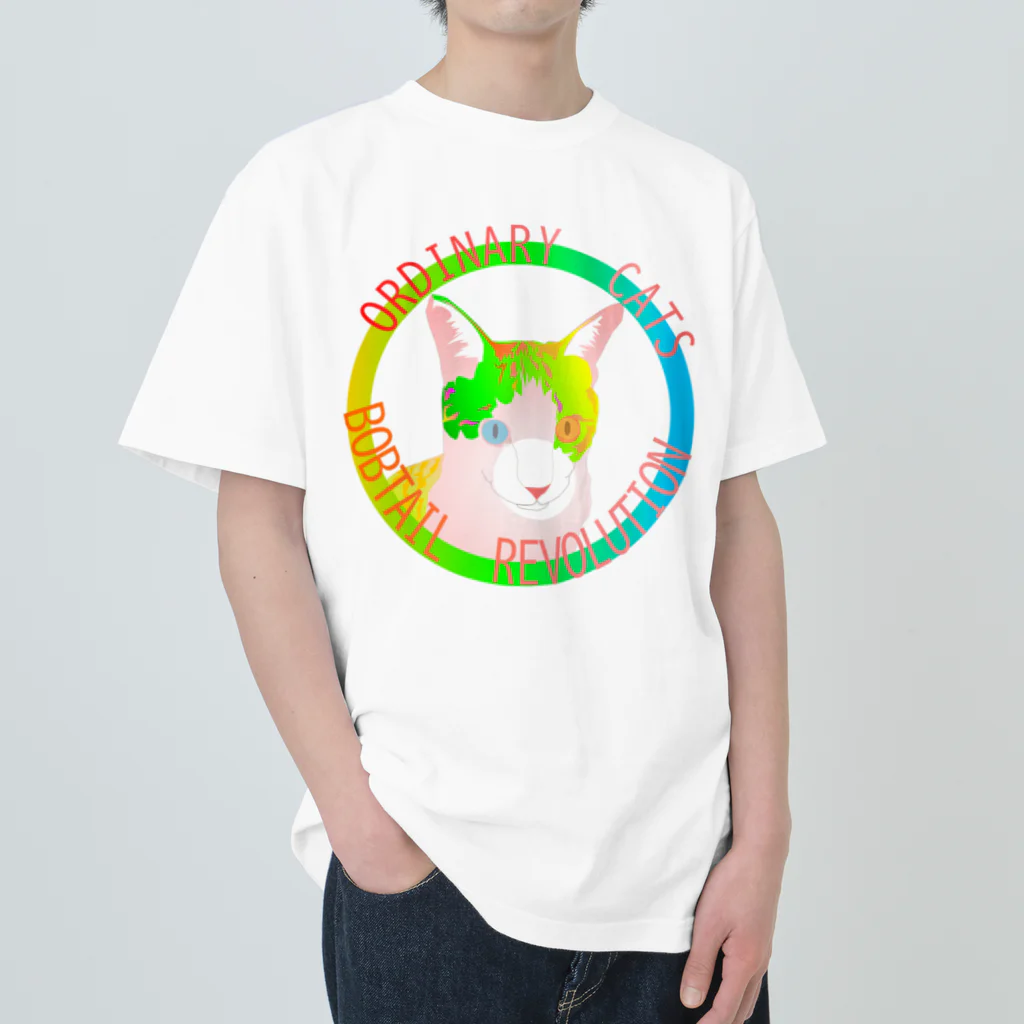 『NG （Niche・Gate）』ニッチゲート-- IN SUZURIのOrdinary Cats01h.t.(春) Heavyweight T-Shirt