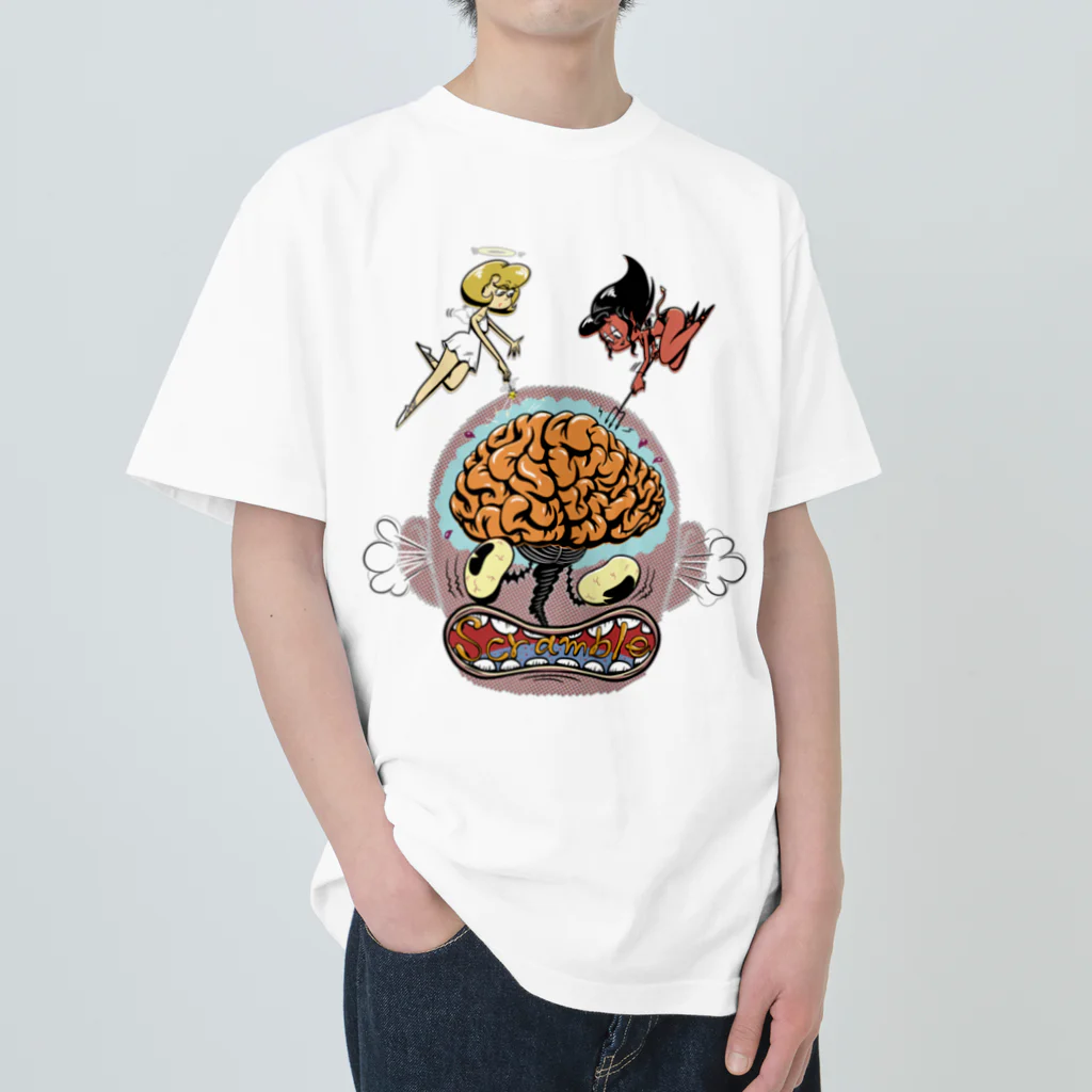 nidan-illustrationの“scramble" Heavyweight T-Shirt